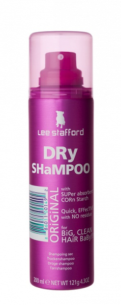 Lee Stafford Original Dry Shampoo, suchý šampon, 200 ml