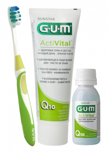 GUM ActiVital sada v látkové taštičce