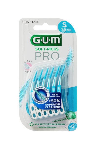 GUM Soft-Picks PRO SMALL masážní mezizubní kartáčky, 30 ks