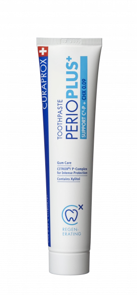 Curaprox Perio Plus+ Support zubní pasta (CHX 0,09%), 75 ml