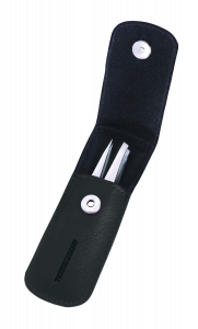 Tweezerman Petite Tweeze Set Black sada pinzet v černém pouzdře