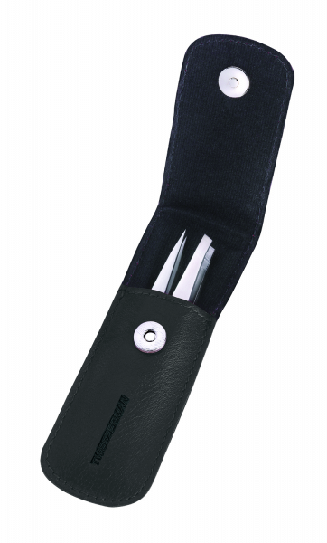 Tweezerman Petite Tweeze Set Black sada pinzet v černém pouzdře