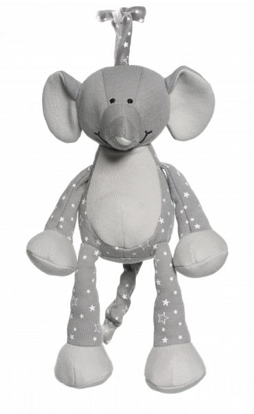 Teddykompaniet Diinglisar Organic Stars - hrající slon