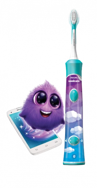 Philips Sonicare for Kids HX6322/04 Sonický elektrický zubní kartáček pro děti s připojením Bluetooth