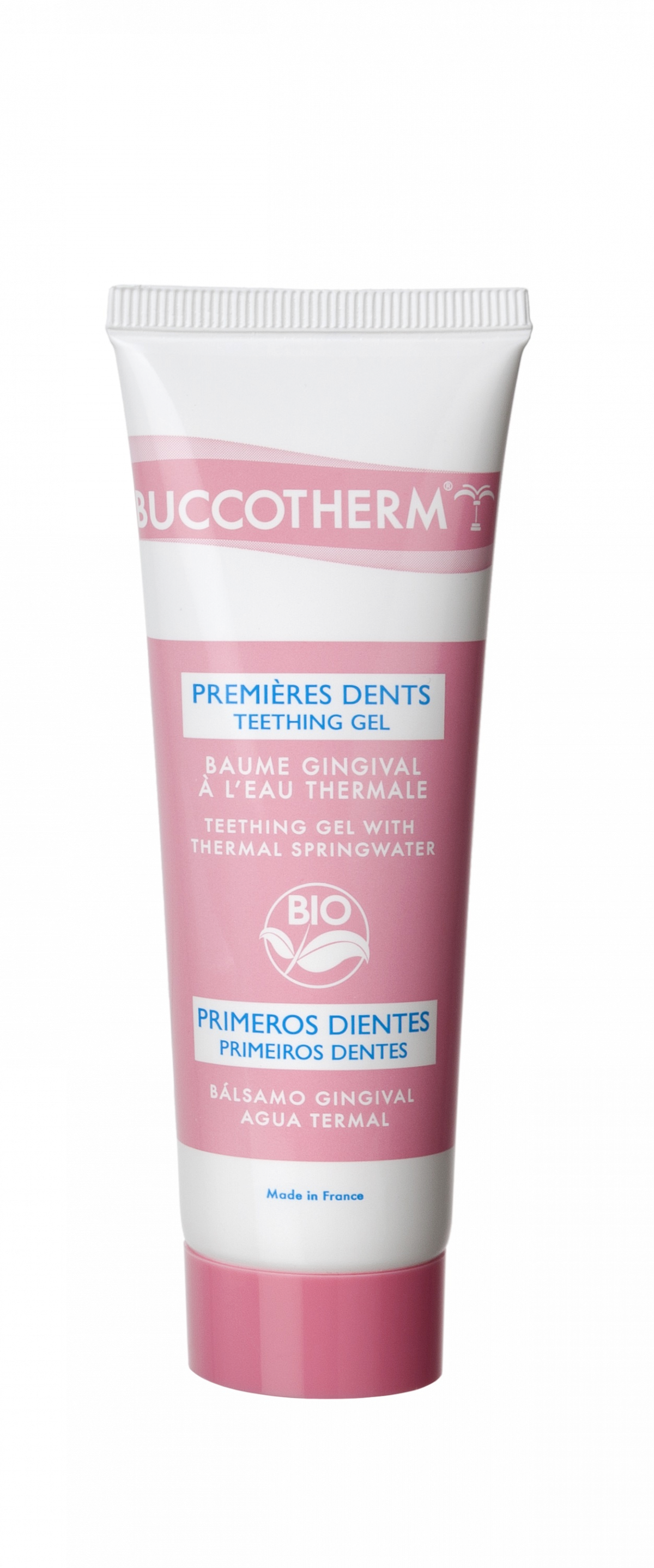 Buccotherm BIO zklidňující masážní gel na dásně pro batolata, 50 ml