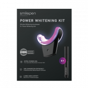 Smilepen Power Whitening Kit, sada pro bělení zubů s bezdrátovým LED akcelerátorem (6x gel)