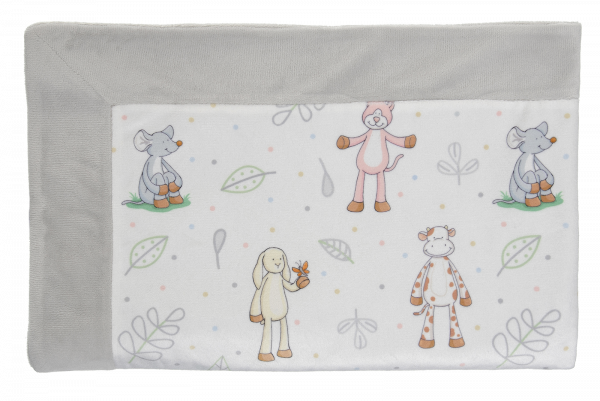 Teddykompaniet Diinglisar plyšová přikrývka s domácími zvířátky, 75x100 cm