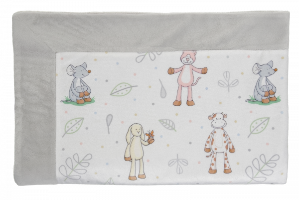 Teddykompaniet Diinglisar plyšová přikrývka s domácími zvířátky, 75x100 cm