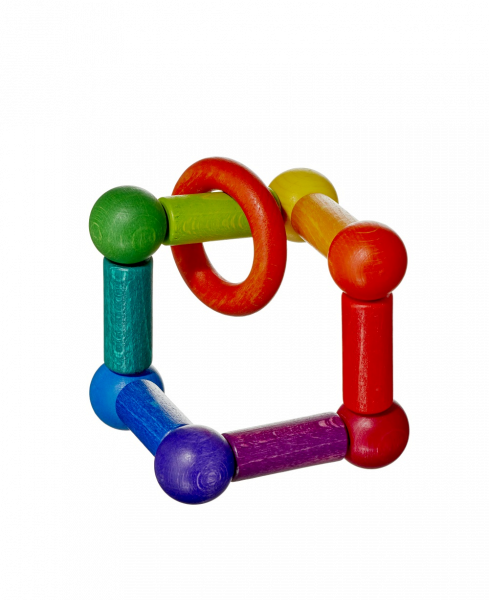 Better Brands Kugel dřevěná hračka s kroužkem