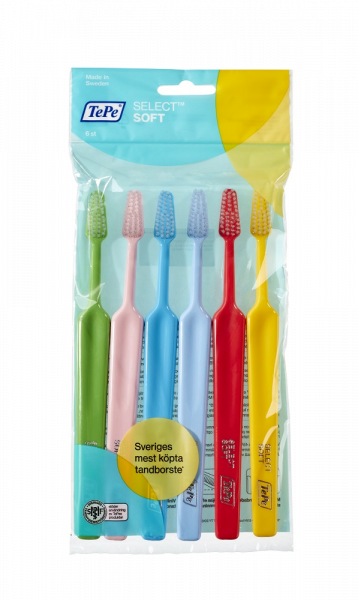 TePe Select soft, sada zubních kartáčků, 4+2 zdarma
