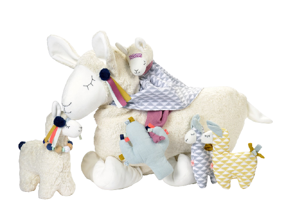 Kikadu mazlící mega polštář Lama