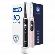 Oral-B iO6 Series Duo Pack Black/Pink elektrické zubní kartáčky