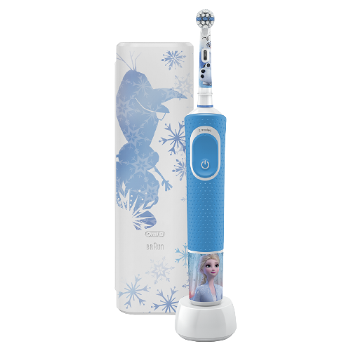 Oral-B Vitality KIDS D100 Frozen II. elektrický zubní kartáček + cestovní pouzdro