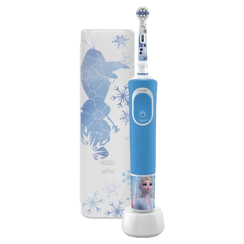 Oral-B Vitality KIDS D100 Frozen II. elektrický zubní kartáček + cestovní pouzdro