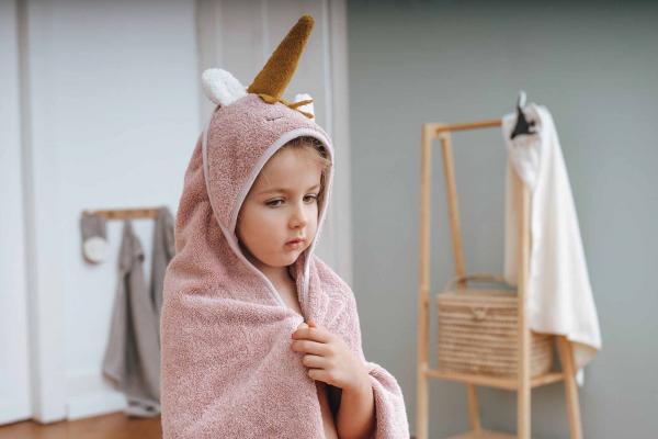 Kikadu osuška s jednorožcem, růžová