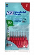TePe Original mezizubní kartáčky z bioplastu 0,5 mm, červené,  8 ks