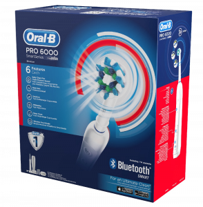 Oral-B PRO 6000 Smart Series Bluetooth elektrický kartáček s aplikací Oral-B