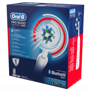 Oral-B PRO 6000 Smart Series Bluetooth elektrický kartáček s aplikací Oral-B