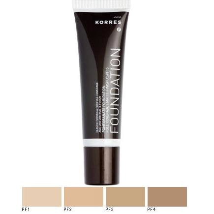 KORRES Pomegranate zmatňující make-up s granátovým jablkem a SPF15, odstín PF3, 30 ml