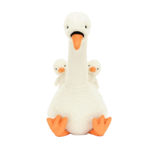 Jellycat labuť s mláďaty