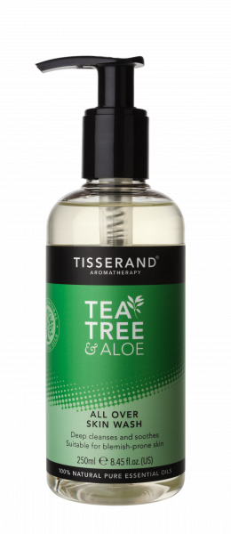 Tisserand Tea Tree & Aloe Vera čisticí gel pro pokožku celého těla, 250 ml