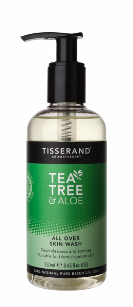 Tisserand Tea Tree & Aloe Vera čisticí gel pro pokožku celého těla, 250 ml