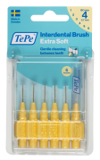 TePe Extra soft mezizubní kartáčky 0,7 mm, světle žluté, 6 ks