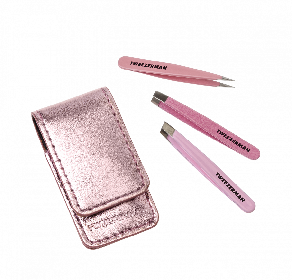 Tweezerman Micro Mini Tweezer Set mini cestovní sada pinzet