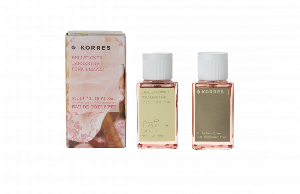 KORRES EDT - dámská toaletní voda ZVONEK / MANDARINKA / RŮŽOVÝ PEPŘ, 50 ml