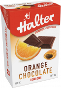Halter Čoko Pomeranč (Orange Chocolate), bonbóny bez cukru, 36 g
