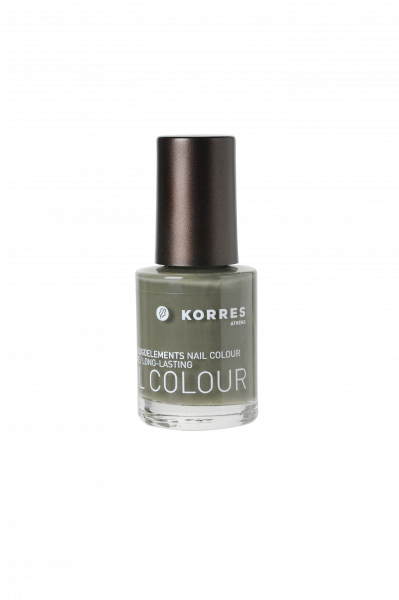KORRES Nail Colour WARM KHAKI 62 - pečující lak na nehty odstín 62, 10 ml