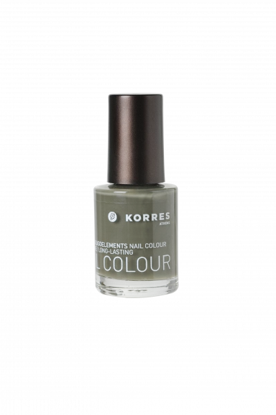 KORRES Nail Colour WARM KHAKI 62 - pečující lak na nehty odstín 62, 10 ml