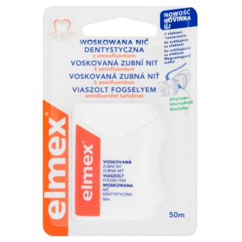 Elmex Nit mentolová expandující voskovaná, 50 m