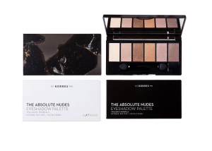 KORRES The Absolute Nudes paleta očních stínů s vulkanickými minerály, 6 odstínů