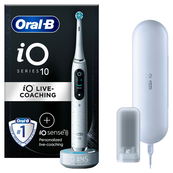 Oral-B iO Series 10 Stardust White elektrický zubní kartáček