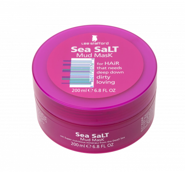 Lee Stafford Sea Salt Mud Mask maska na vlasy s bahnem z mrtvého moře, 200 ml