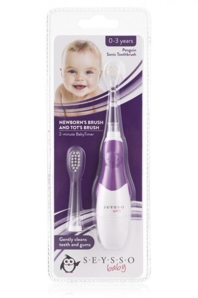 Seysso Baby Penguin dětský sonický kartáček, 0-3 let