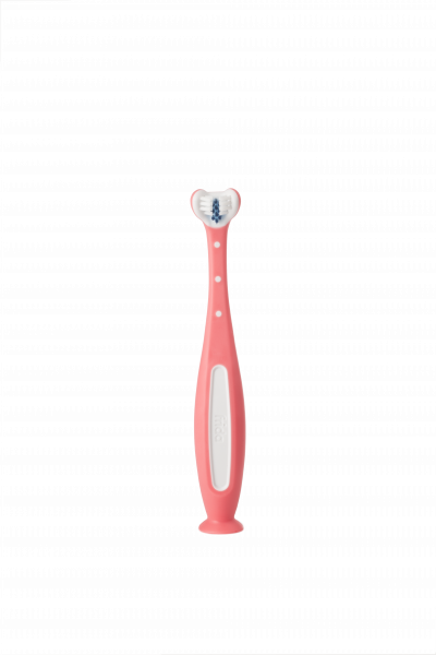 Fridababy Tooth Hugger 3D zubní kartáček, růžový