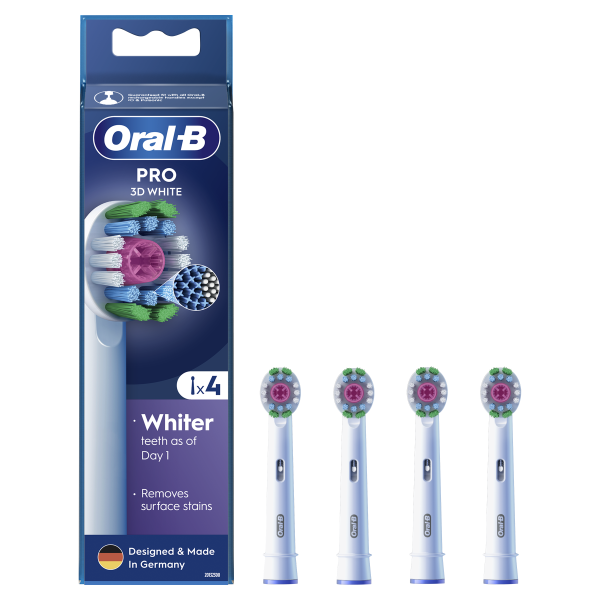Oral-B 3D White EB 18-4, náhradní hlavice, 4 ks