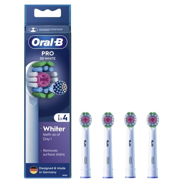 Oral-B 3D White EB 18-4, náhradní hlavice, 4 ks