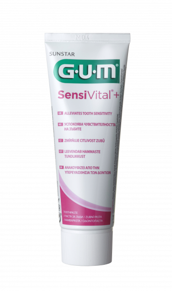 GUM SensiVital+ zubní gel pro citlivé zuby s CPC 0,05 %, 75 ml