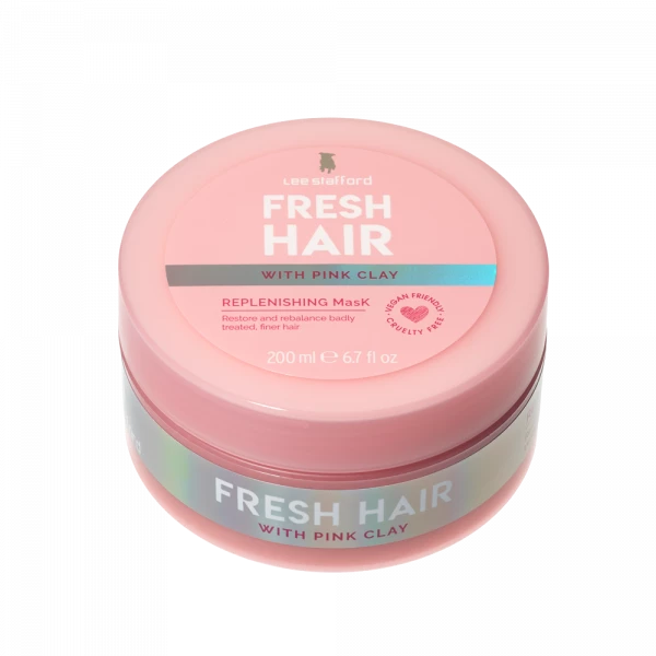 Lee Stafford Fresh Hair maska s růžovým jílem, 200 ml
