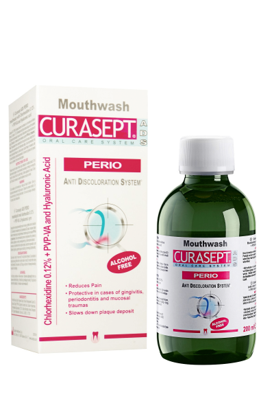 Curaprox Curasept ADS PERIO ústní voda s CHX 0,12%, 200 ml