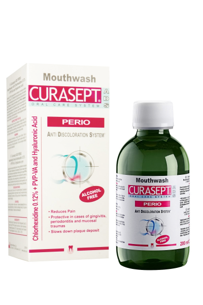 Curaprox Curasept ADS PERIO ústní voda s CHX 0,12%, 200 ml