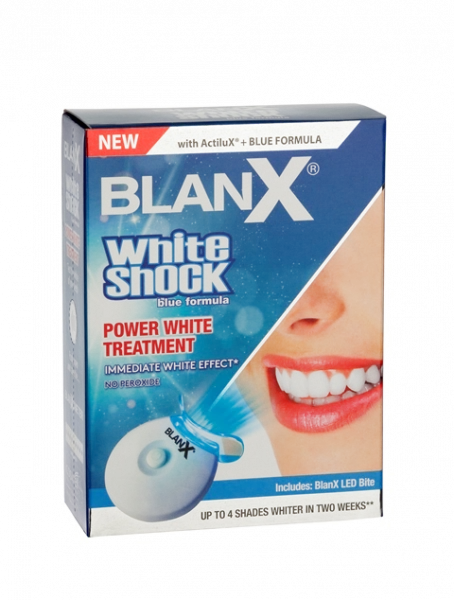 BlanX White Shock POWER WHITE bělicí kúra s LED aktivátorem, 50 ml