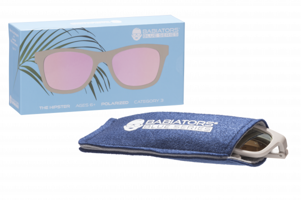 BABIATORS The Hipster polarizační sluneční brýle, pudrové, 3-5 let