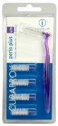 Curaprox CPS 408 perio plus mezizubní kartáčky, tmavě fialové, 5 ks + držák