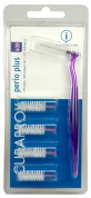 Curaprox CPS 408 perio plus mezizubní kartáčky, tmavě fialové, 5 ks + držák