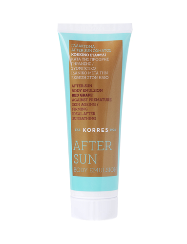 KORRES Red Grape – tělová emulze po opalování, 125 ml