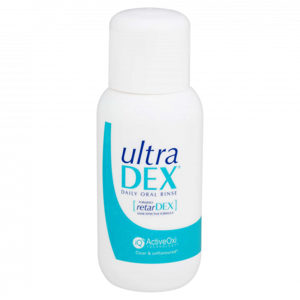 UltraDEX ústní voda (výplach) proti špatnému dechu s fluoridy, 250 ml